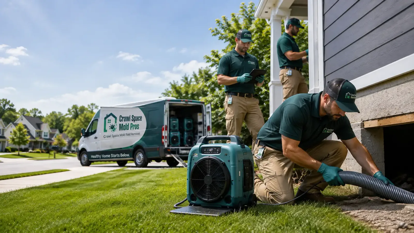 Crawl Space Mold Removal in Camp Point, IL